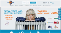 Desktop Screenshot of eurotherm-france.com